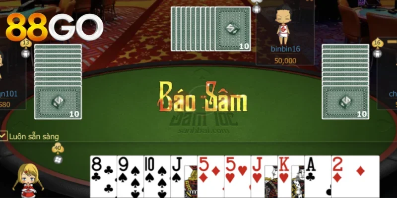 Nhập môn game bài Sâm lốc 88go