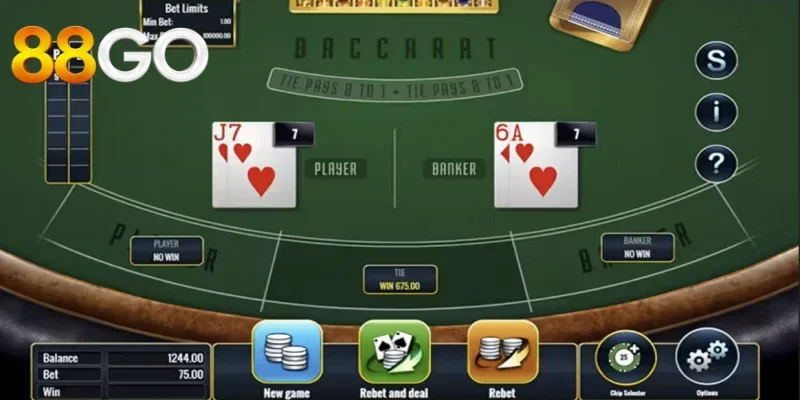 Kiến thức cơ bản về game Baccarat 88go