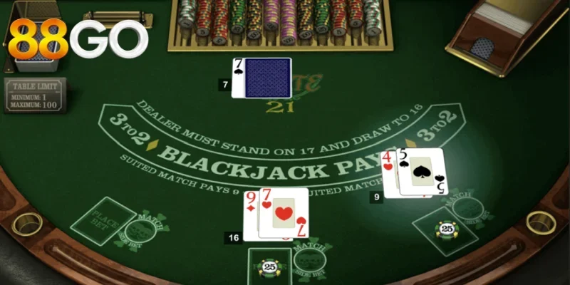 Cách chơi Blackjack 88go